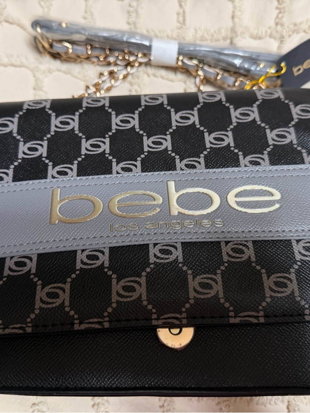 NWT Ivanka Trump Taupe Structured Shoulder Bag